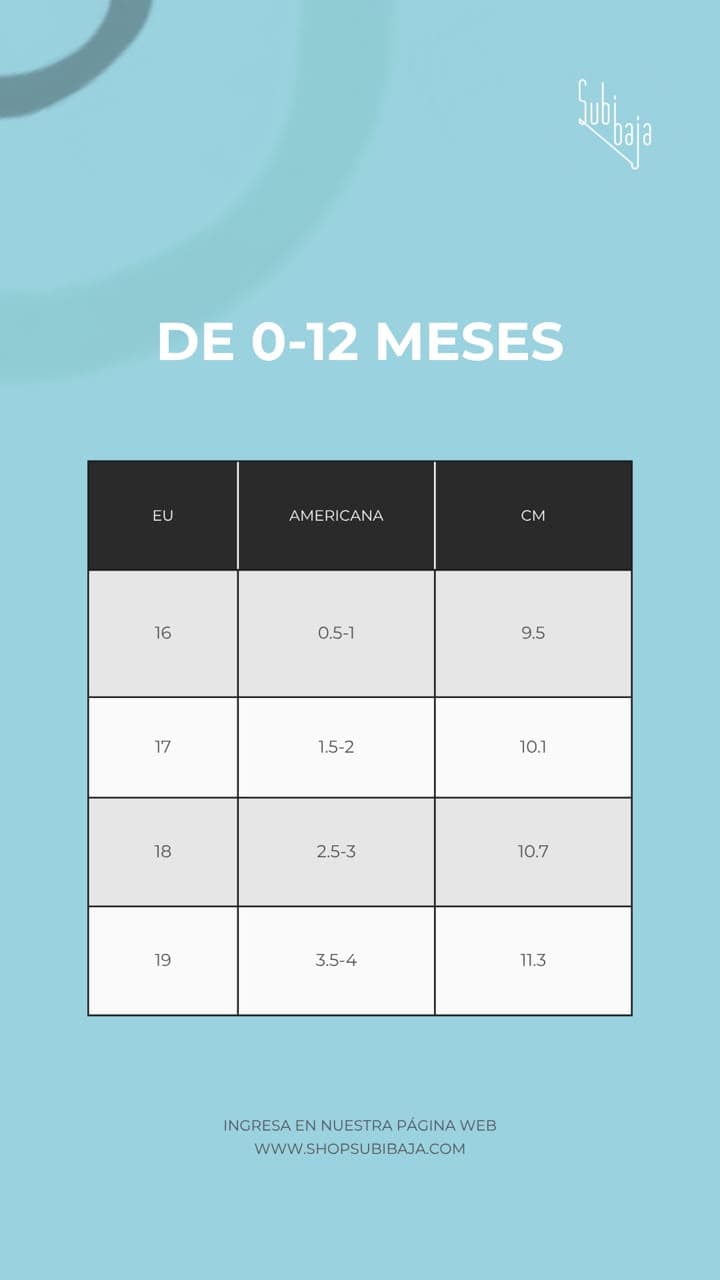 De 0 a 12 meses