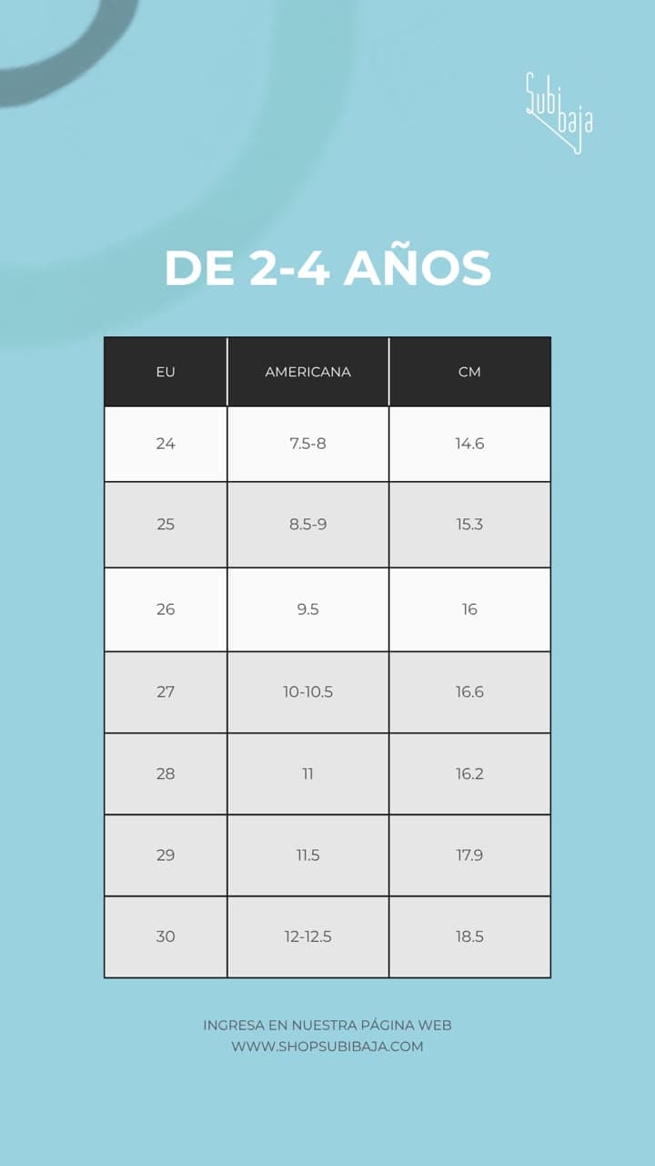 De 2 a 4 años